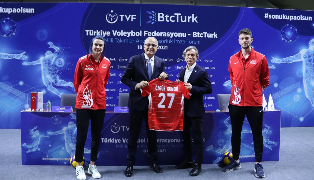 BTCTURK, VOLEYBOLA SPONSOR OLDU