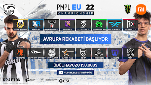 <strong>8 Türk takımının yarışacağı PMPL Avrupa Şampiyonası başlıyor</strong>