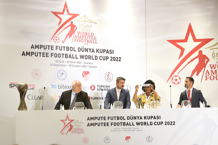 <strong>Ampute Futbol Dünya Kupası grupları kura çekimi Riva’da yapıldı</strong>