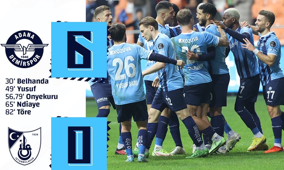 ADANA DEMİRSPOR GOL OLDU YAĞDI!