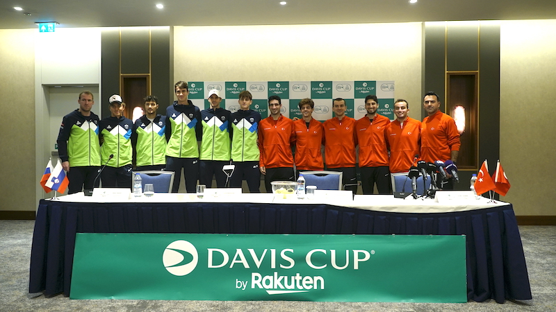 Davis Cup Türkiye-Slovenya eşleşmesinin kuraları çekildi