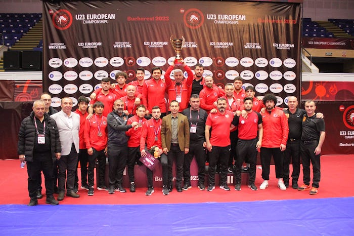 U23 Grekoromen Güreş Milli Takımımız Avrupa Şampiyonu