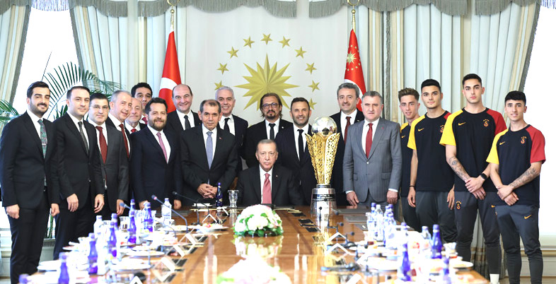 CUMHURBAŞKANI G.SARAY’I KABUL ETTİ
