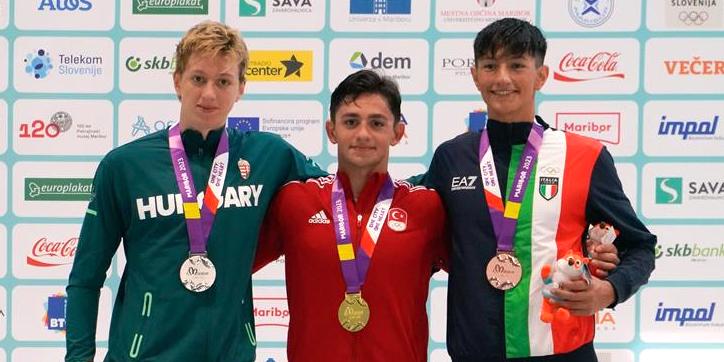 EYOF’TA İLK MADALYAMIZ EMİR BATUR’DAN