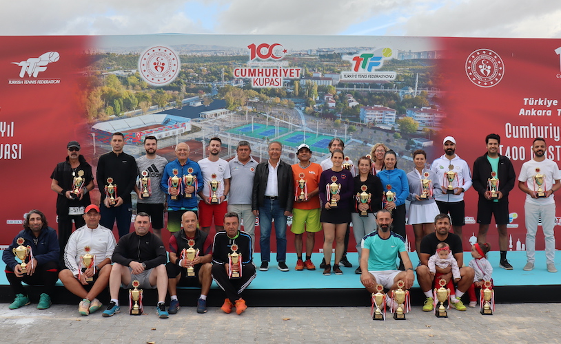 Ankara Tenis Eğitim Merkezi’nde İlk Kupalar Sahiplerini Buldu