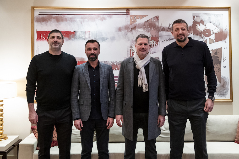 Hidayet Türkoğlu, Pınar Karşıyaka Heyetini Kabul Etti