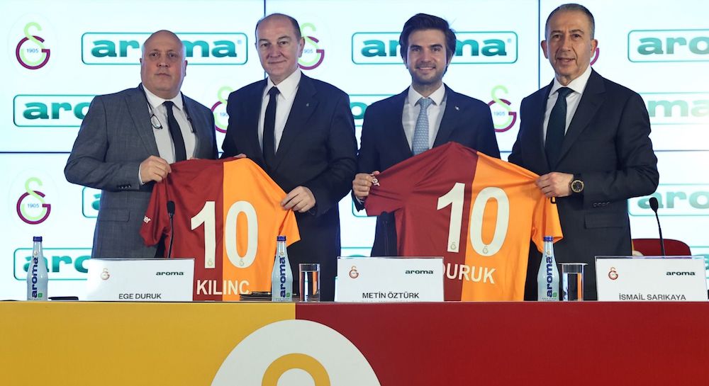Aroma, Galatasaray’ın Sponsorluğuna Devam Ediyor