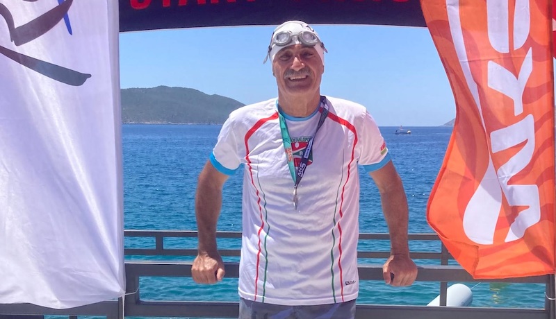 Bostanlısporlu Ateş, Meis-Kaş Yüzme Maratonunda Birinci oldu