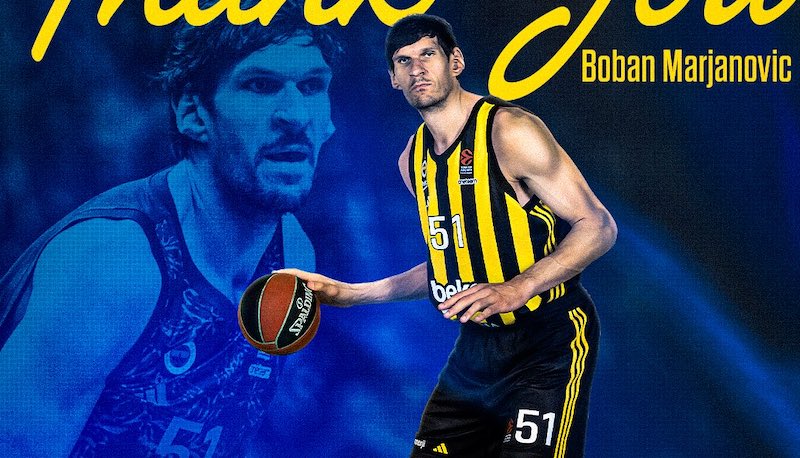Fenerbahçe Beko’dan Boban Marjanovic’e Teşekkür