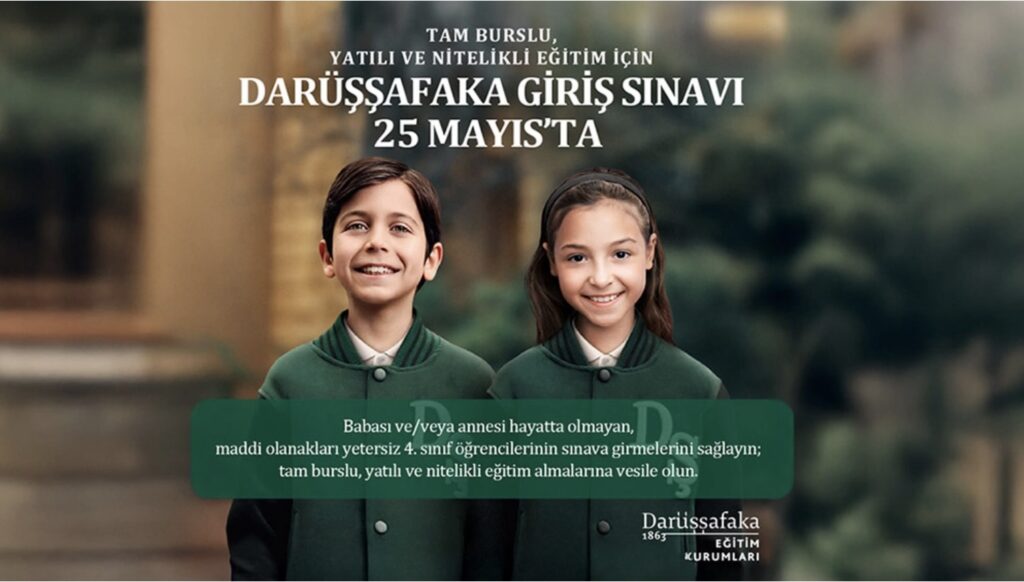 DARÜŞŞAFAKA GİRİŞ SINAVI 25 MAYIS’TA