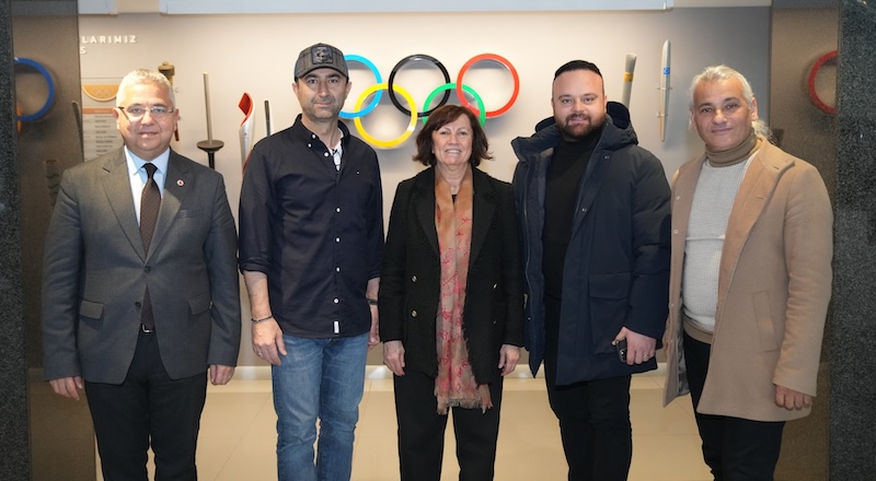 Dans Sporları Federasyonu Başkanı Barış Korkmaz TMOK’u Ziyaret Etti