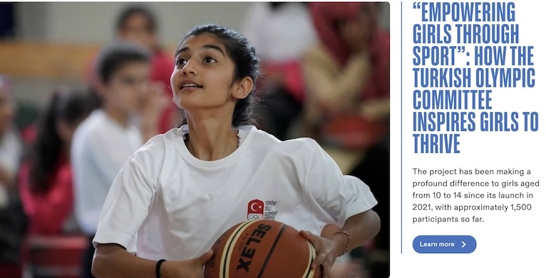 SPORLA GÜÇLEN PROJESİNE IOC’DEN ÖVGÜ