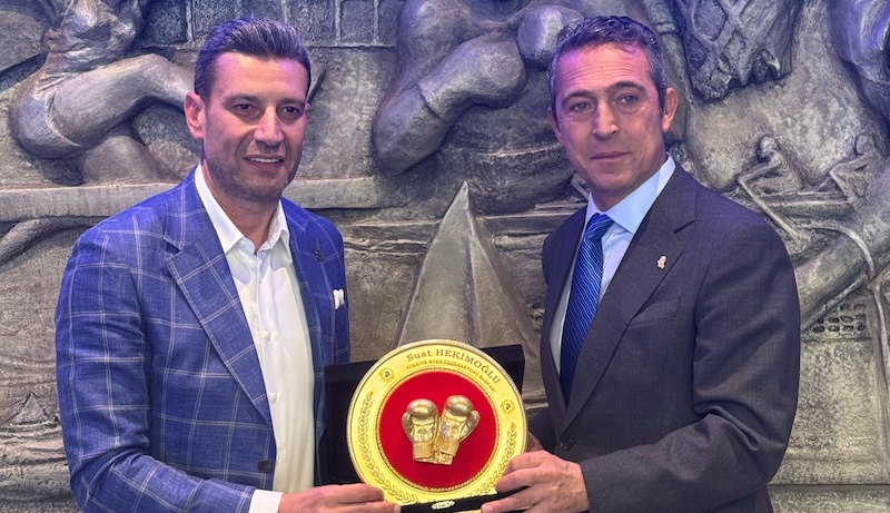 Ali Koç Boks Federasyonu Başkanı Suat Hekimoğlu’nu Ağırladı