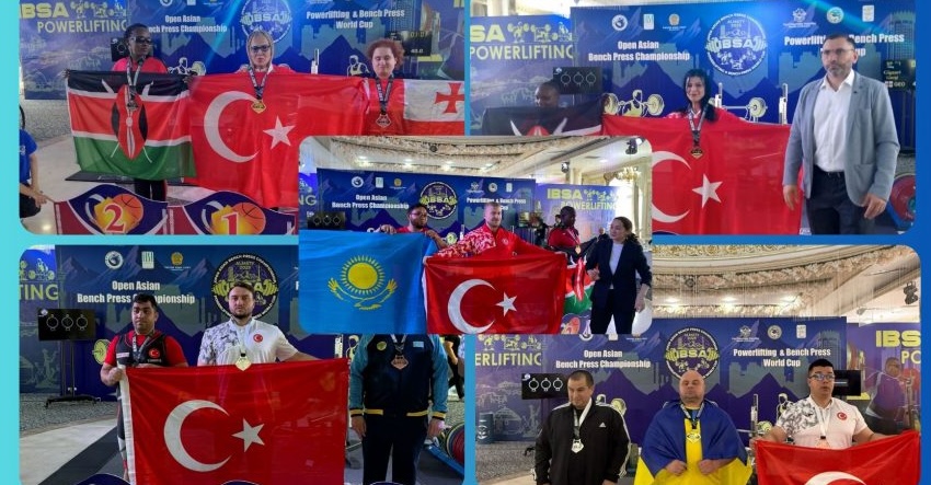 KAZAKİSTAN’DA MADALYA YAĞMURU