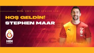 Stephen Maar Galatasaray HDİ Sigorta’da!