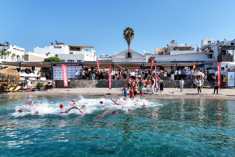 Memorial ve Yüzme Federasyonu Bodrum’da Sağlığa Kulaç Attı