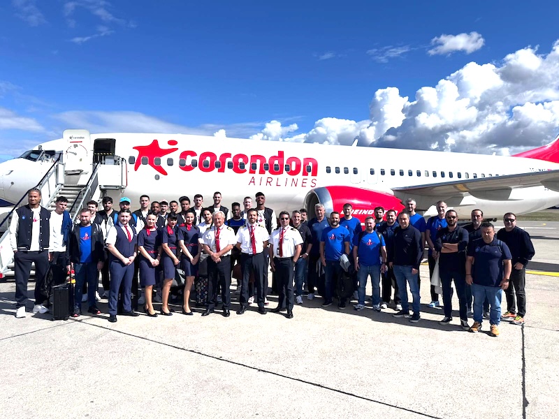 A.Efes, 50. Yılında İlk Uçuşunu Corendon Airlines İle Yaptı