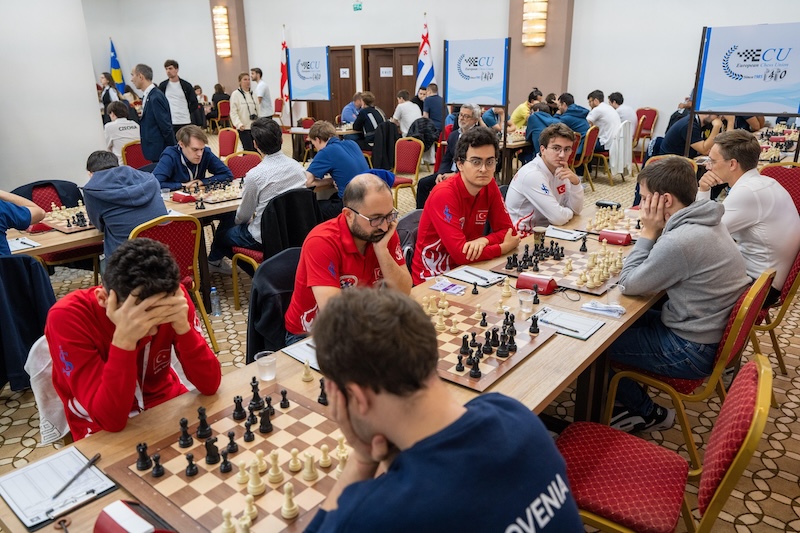 Millî Takımlarımız Avrupa Satranç Şampiyonası’nda Mücadele Ediyor