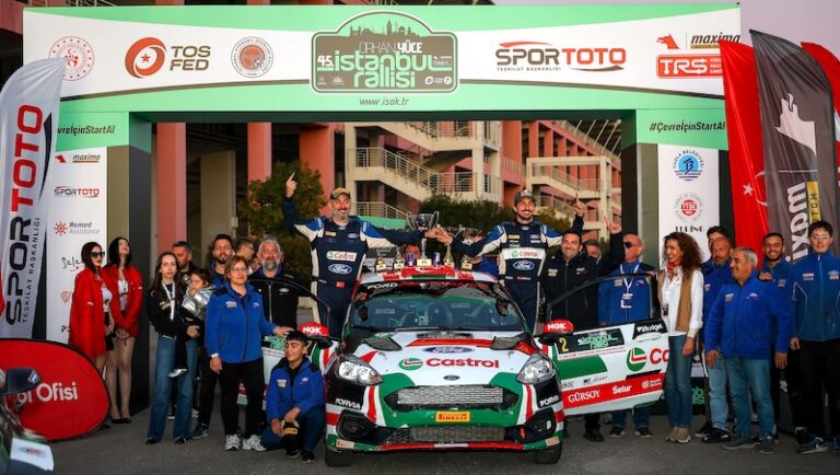 Castrol Ford Team Türkiye, 45. İstanbul Rallisi’ni Zaferle Tamamladı