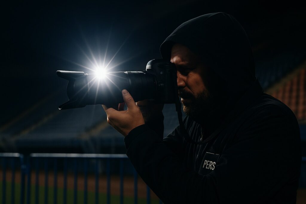 SPOR FOTO MUHABİRLERİNİN ŞİDDETLE MÜCADELESİ