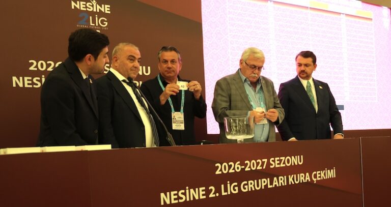 Nesine 2. Lig Grupları Ankara’da Belirlendi