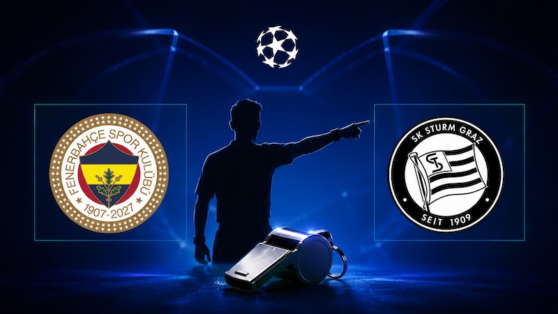 FENERBAHÇE’NİN MAÇINA İNGİLİZ HAKEM