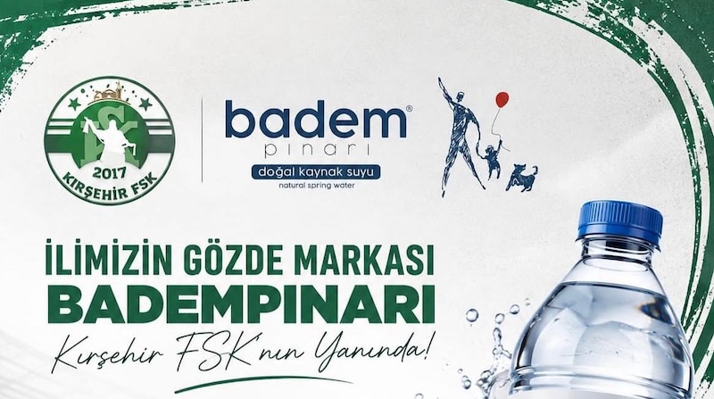 Badem Pınarı ile Kırşehirspor’un İş Birliği Devam Ediyor