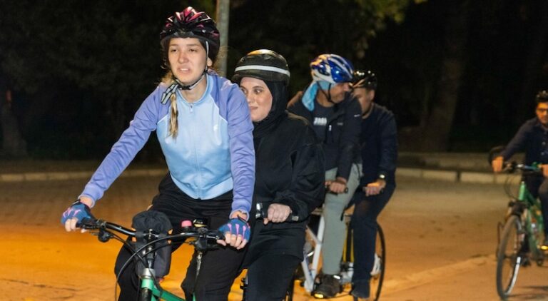 Görme Engelliler Kültürpark’ta Pedal Çevirdi